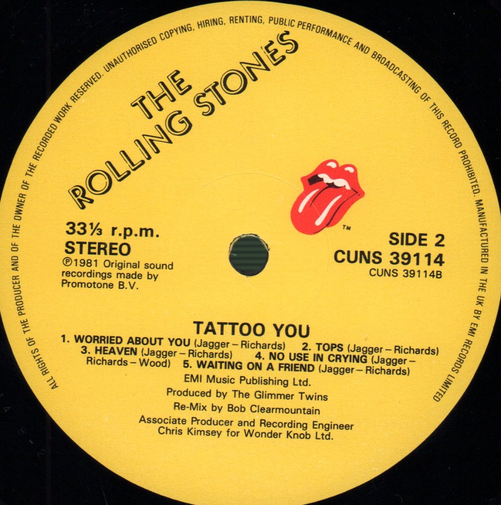 Rolling Stones - Tattoo You - Lp