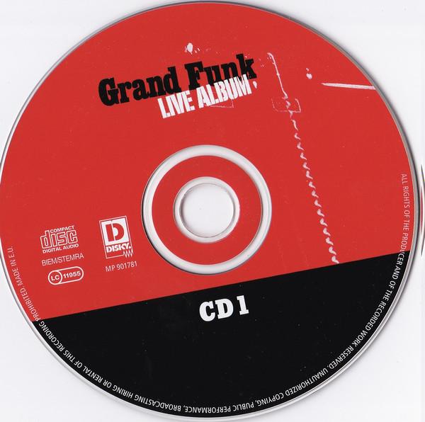 Grand Funk Railroad - Live Album - Double Cd