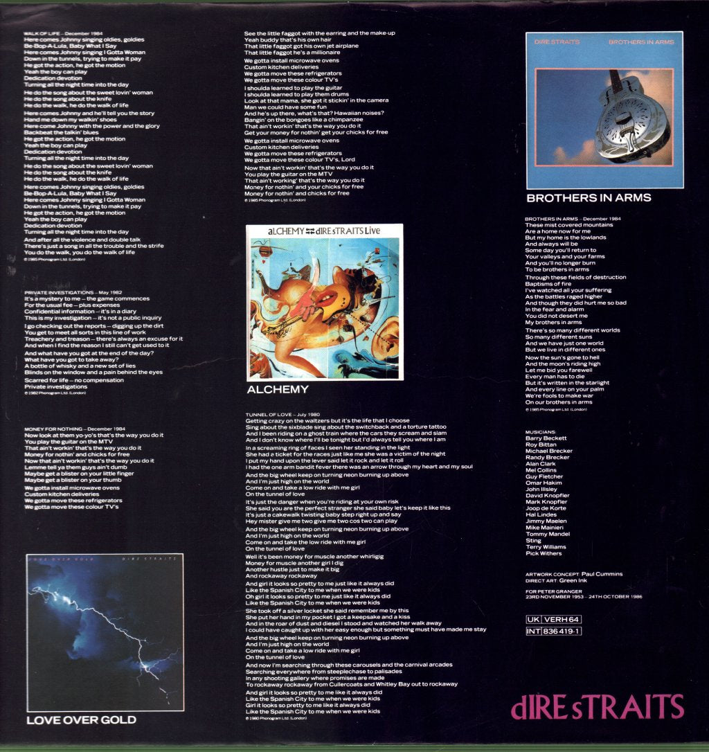 Dire Straits - Money For Nothing - Lp