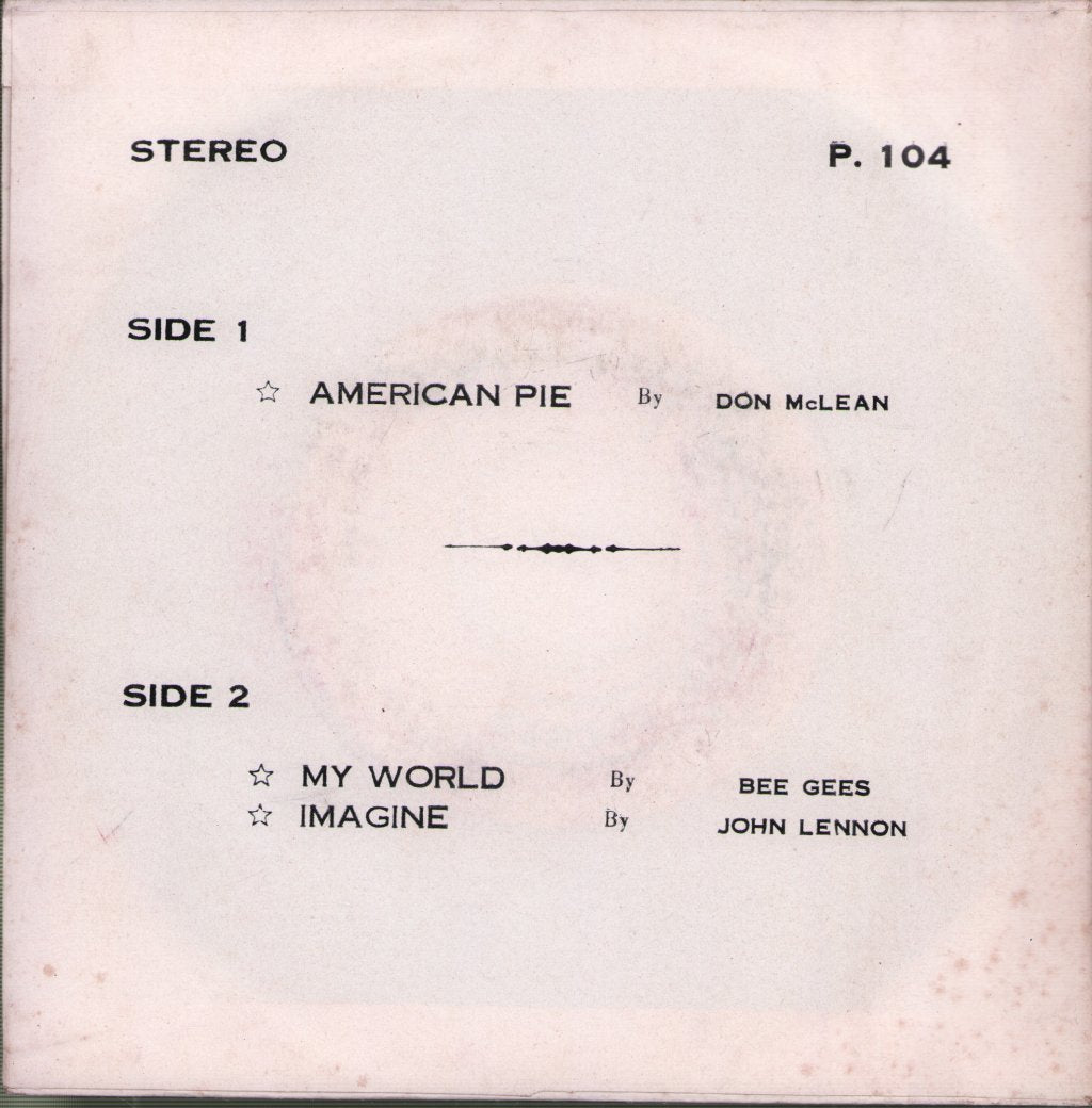 Various Artists - My World - 7 Inch