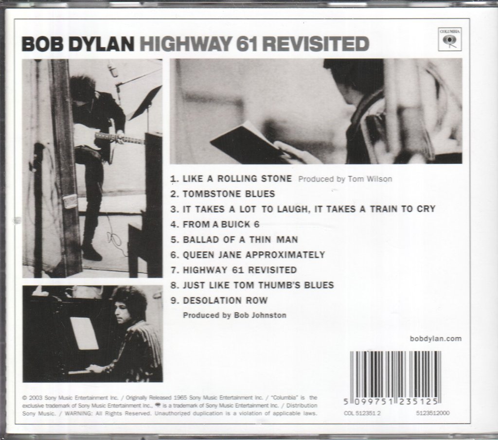 Bob Dylan - Highway 61 Revisited - Cd
