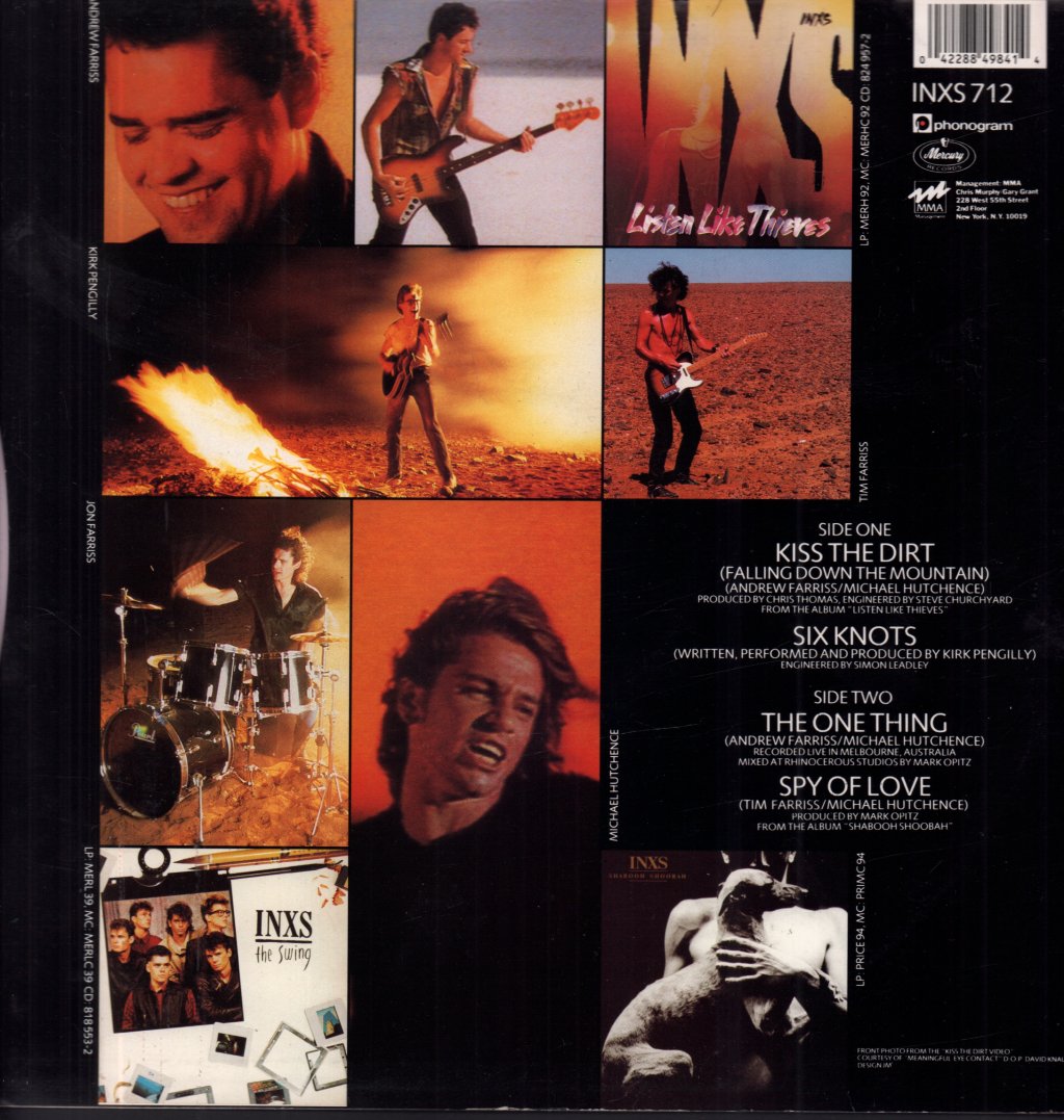 INXS - Kiss The Dirt - 12 Inch