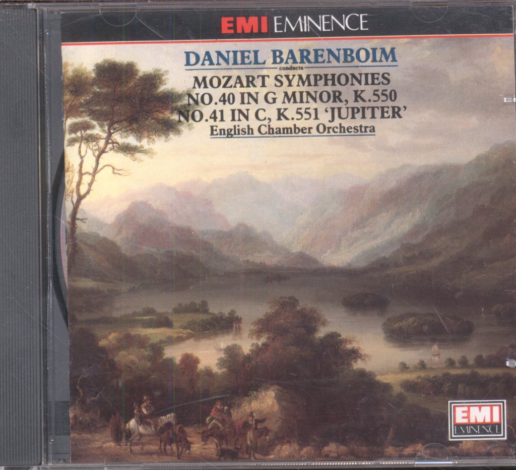 English Chamber Orchestra, Daniel Barenboim - Mozart - Symphonies No. 40 In G Minor, K.550 / No. 41 In C, K.551 'Jupiter' - Cd
