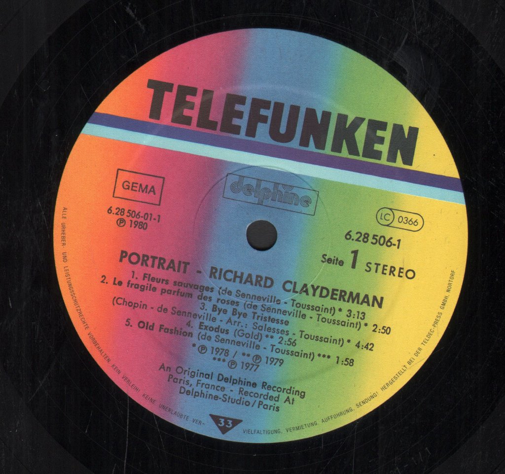 Richard Clayderman - Portrait - Double Lp