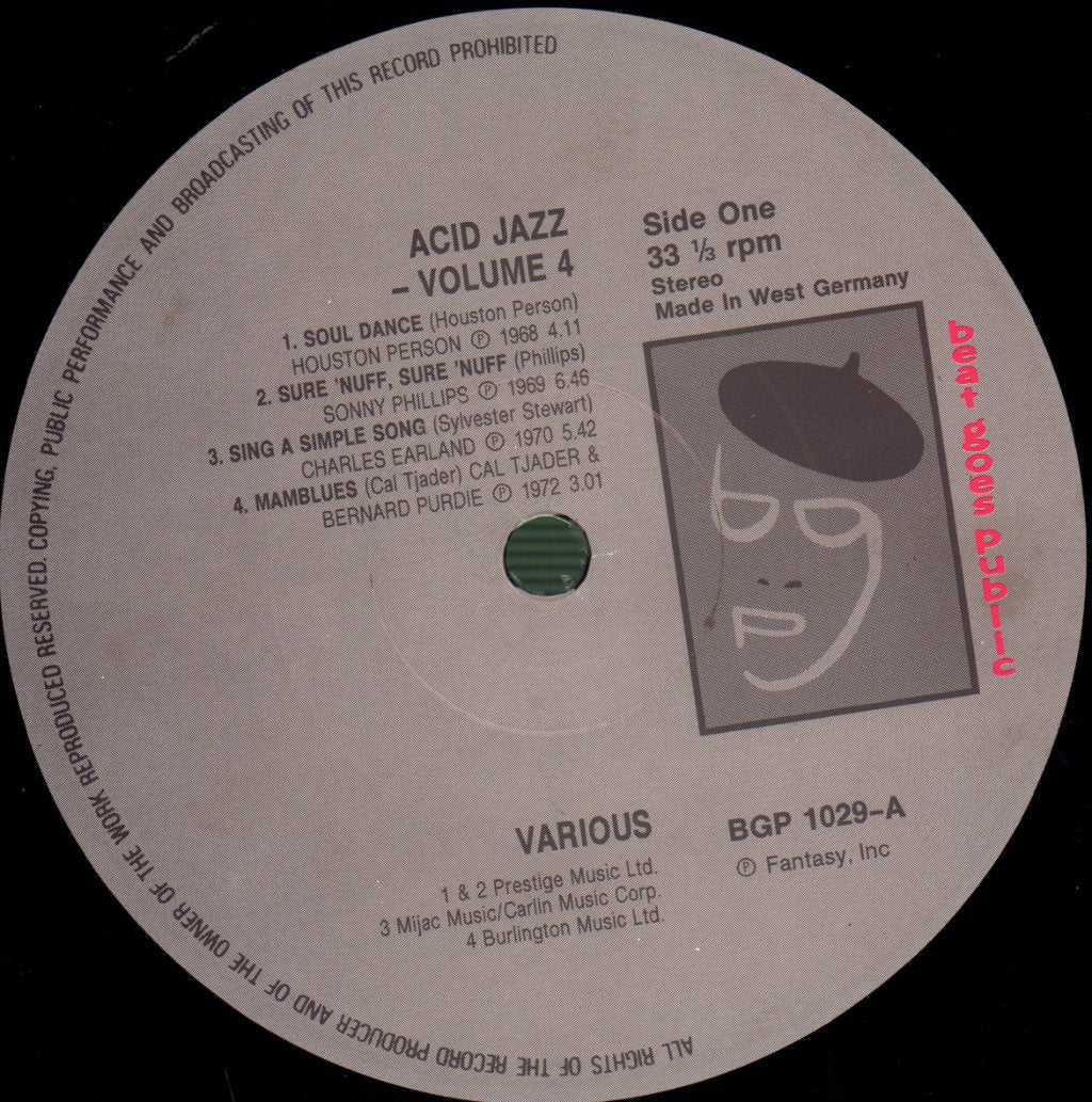 Various Artists - Acid Jazz Vol. 4 - Lp