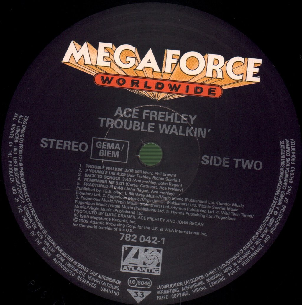 Ace Frehley - Trouble Walkin' - Lp