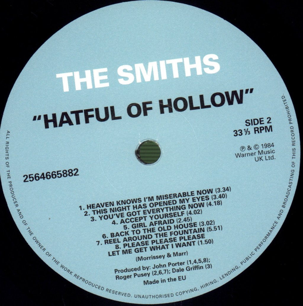 Smiths - Hatful Of Hollow - Lp