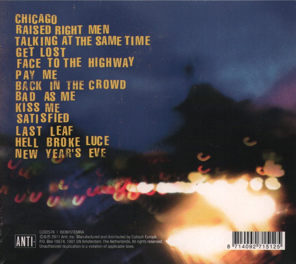 Tom Waits - Bad As Me - Cd