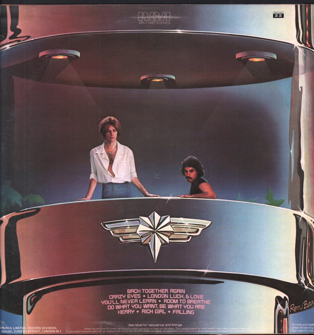 Daryl Hall & John Oates - Bigger Than Both Of Us - Lp