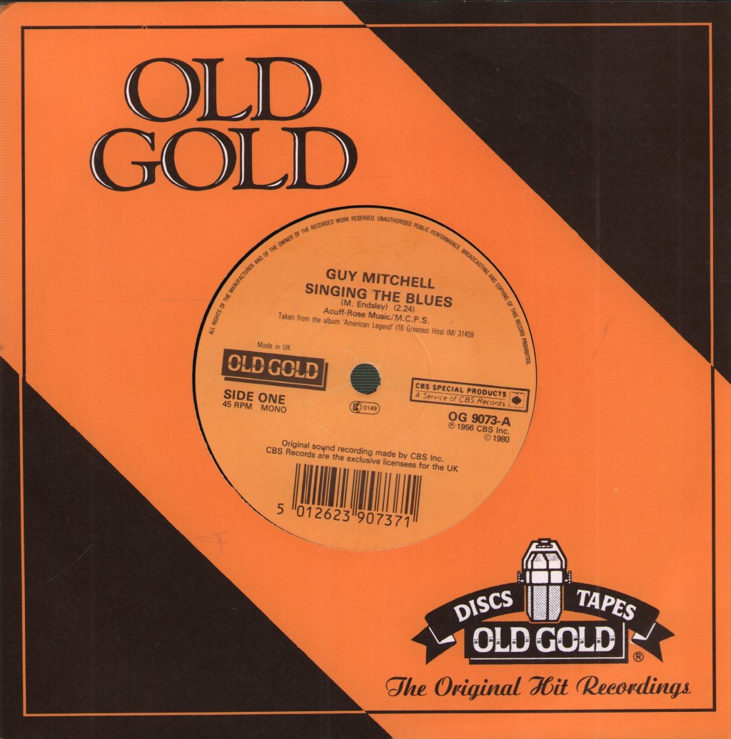 Guy Mitchell - Singing The Blues - 7 Inch
