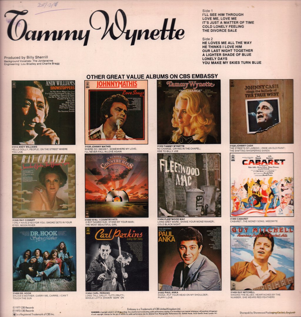 Tammy Wynette - Tammy Wynette - Lp