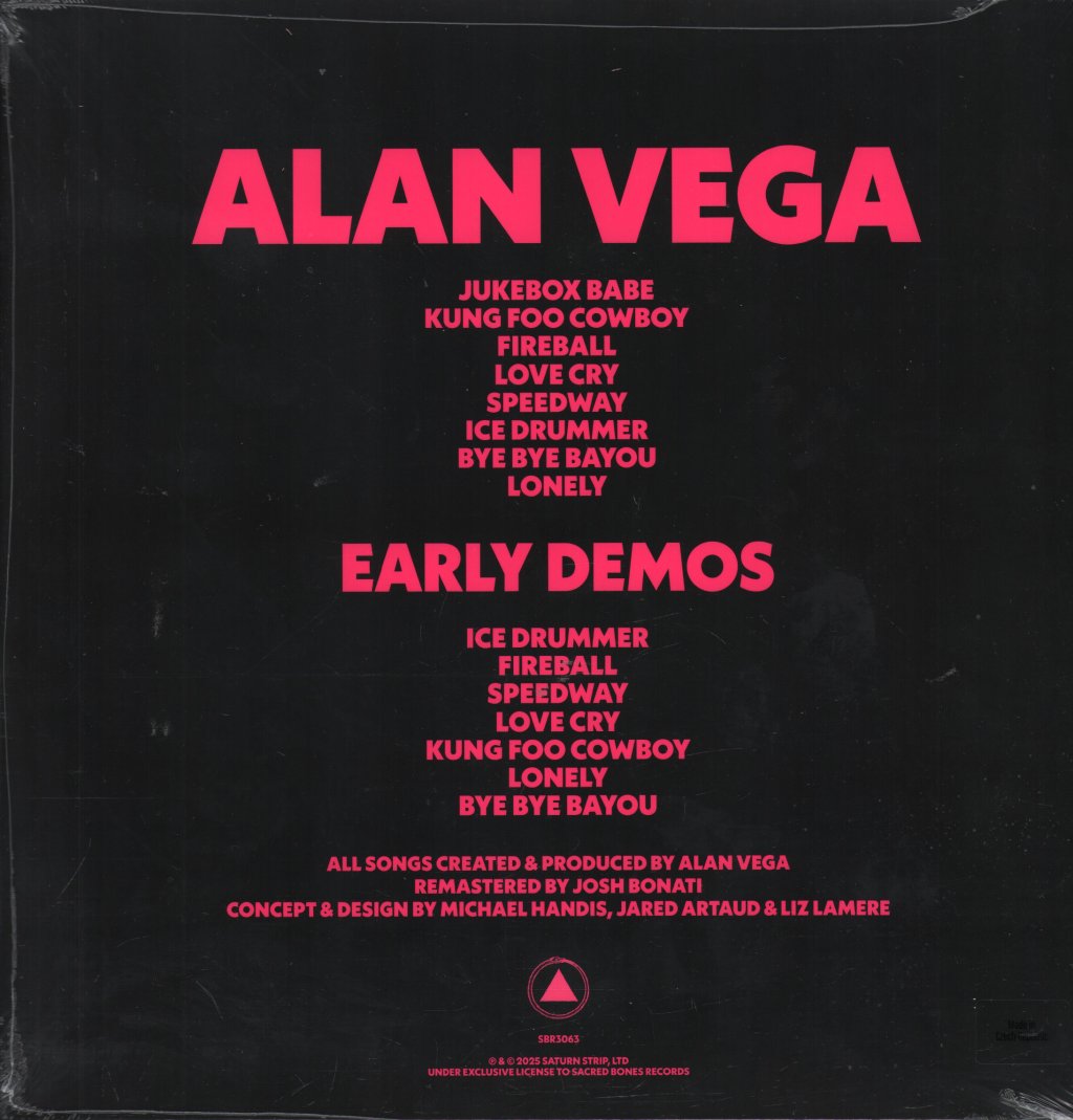 Alan Vega - Alan Vega (Deluxe Edition) - Double Lp