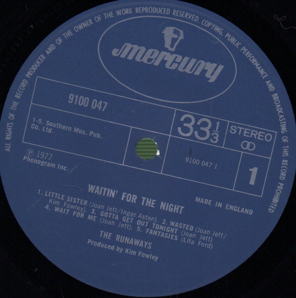 Runaways - Waitin' For The Night - Lp