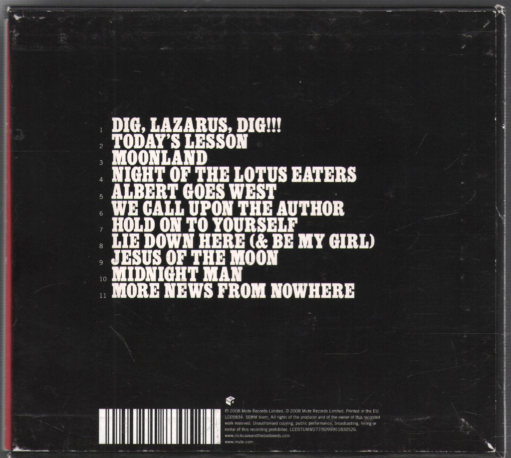 Nick Cave & The Bad Seeds - Dig, Lazarus, Dig!!! - Cd