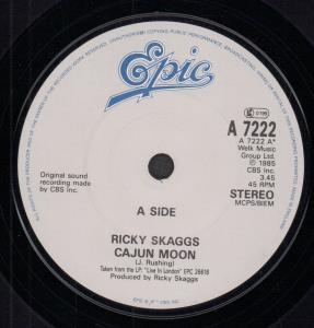 Ricky Skaggs - Cajun Moon - 7 Inch