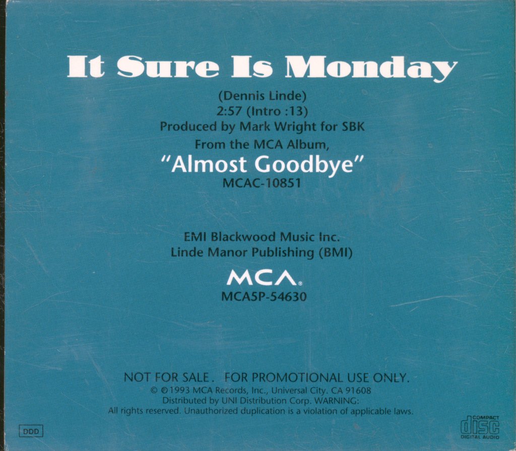 Mark Chesnutt - It Sure Is Monday - Cd