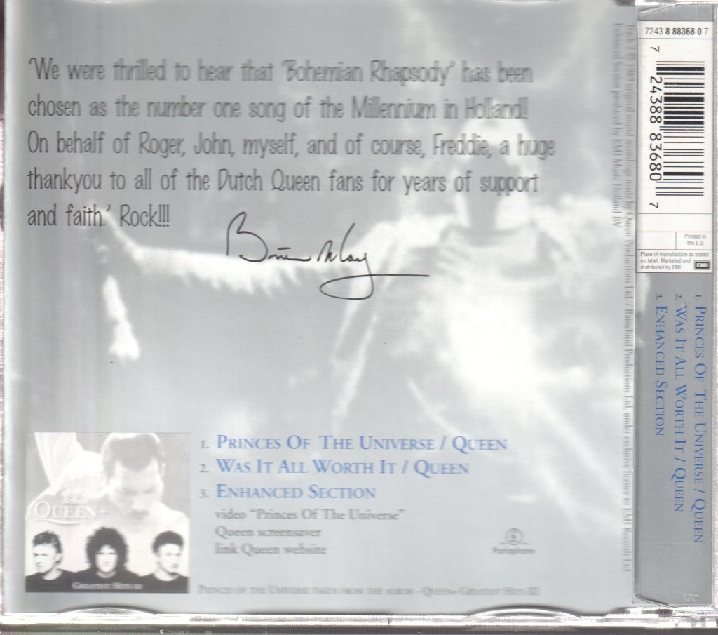 Queen - Princes Of The Universe - Cd