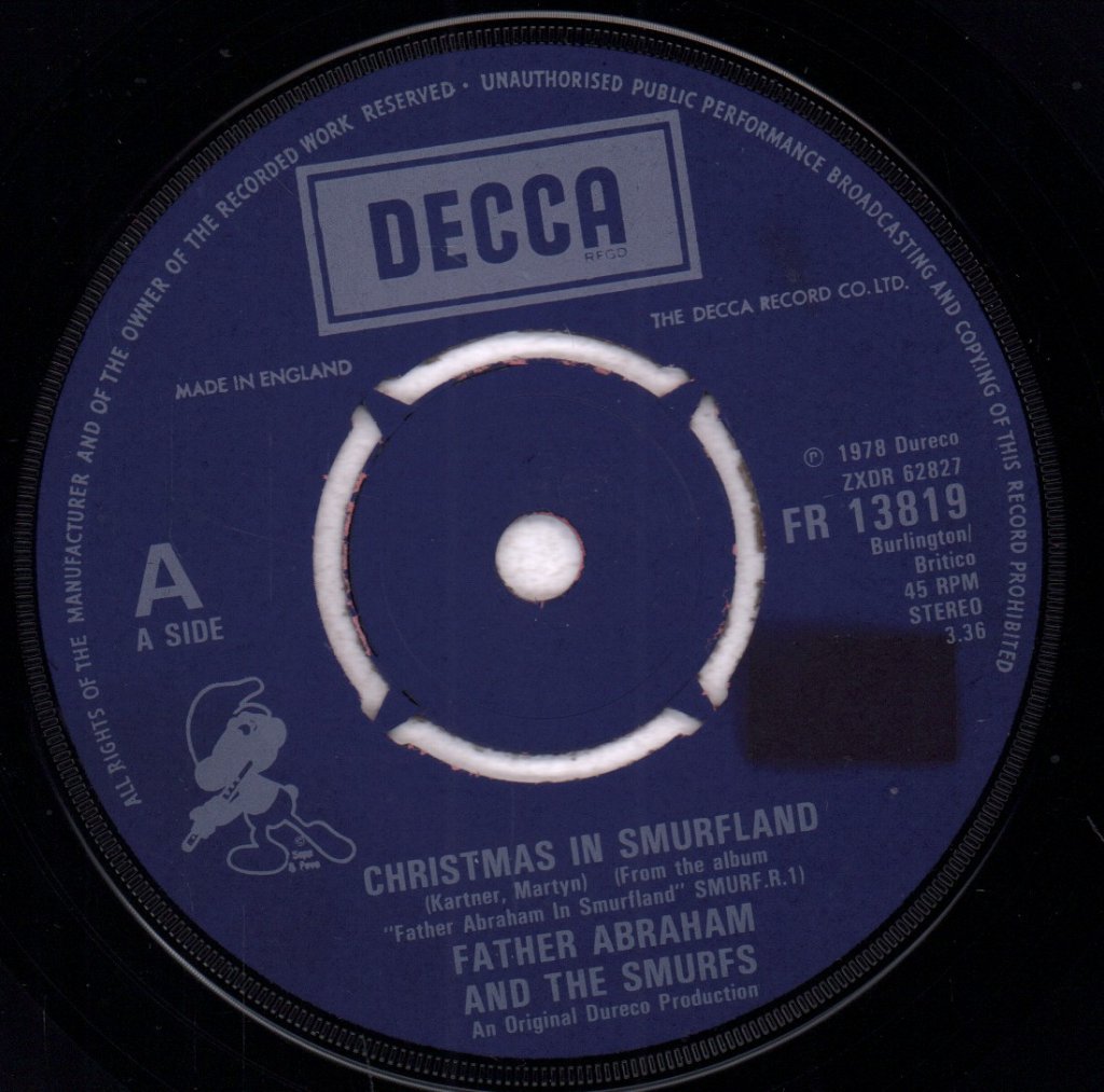 Father Abraham - Christmas In Smurfland - 7 Inch