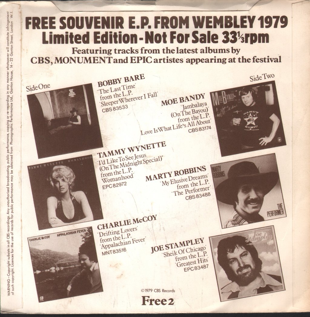 Various Artists - Fresh Country Cream - 7 Inch