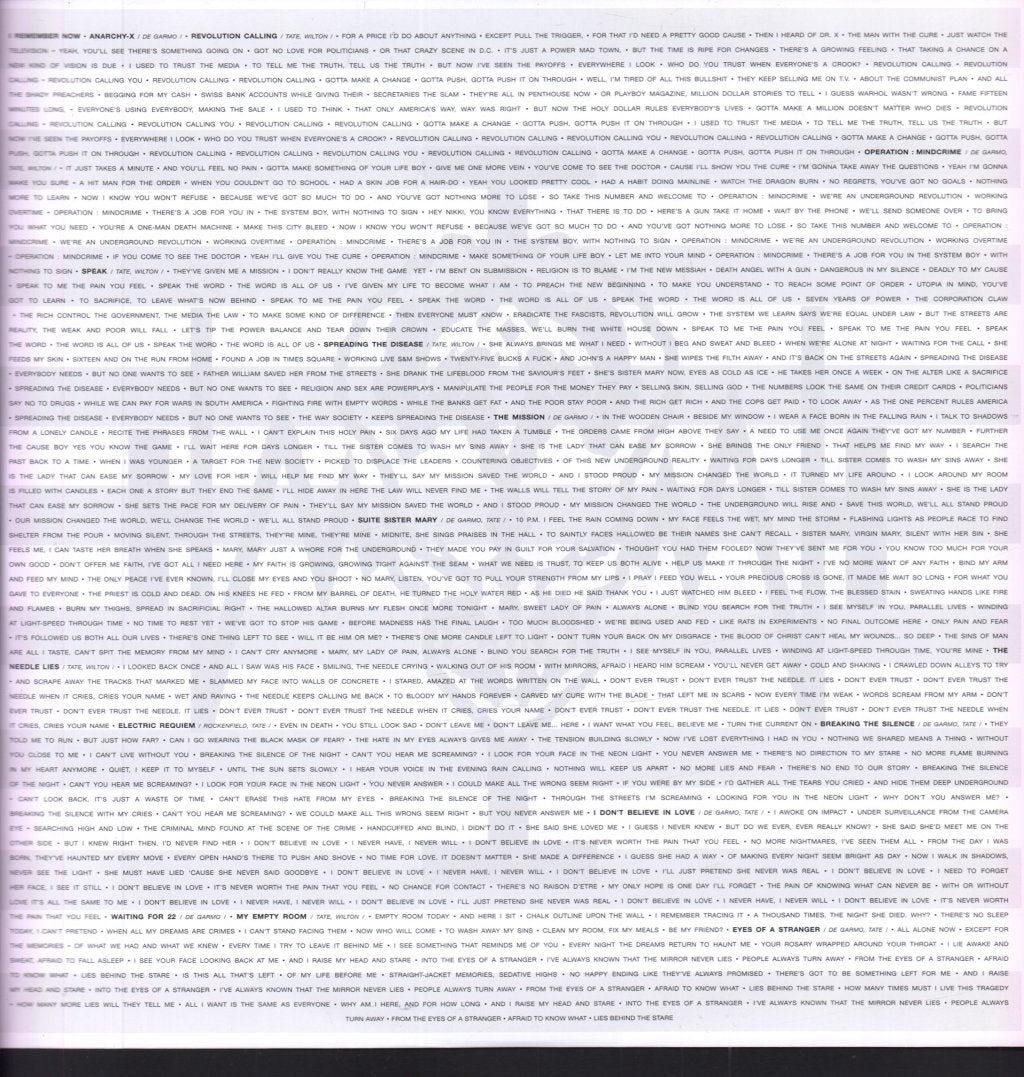 Queensrÿche - Operation: Mindcrime - Double Lp