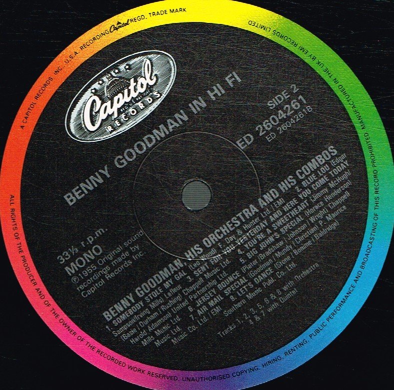 Benny Goodman - In Hi-Fi - Lp