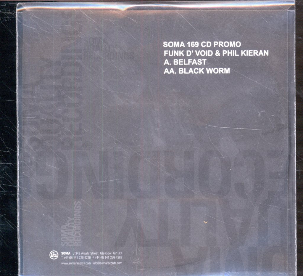 Funk D'void And Phil Kieran - Belfast / Black Worm - Cd
