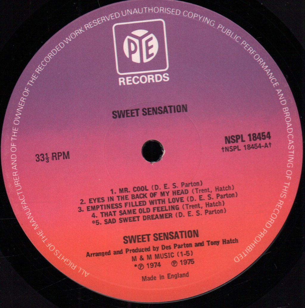 Sweet Sensation - Sweet Sensation - Lp