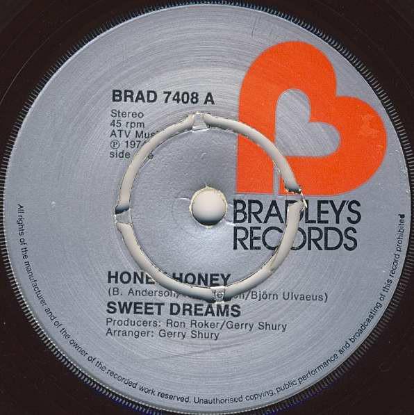 Sweet Dreams - Honey Honey - 7 Inch