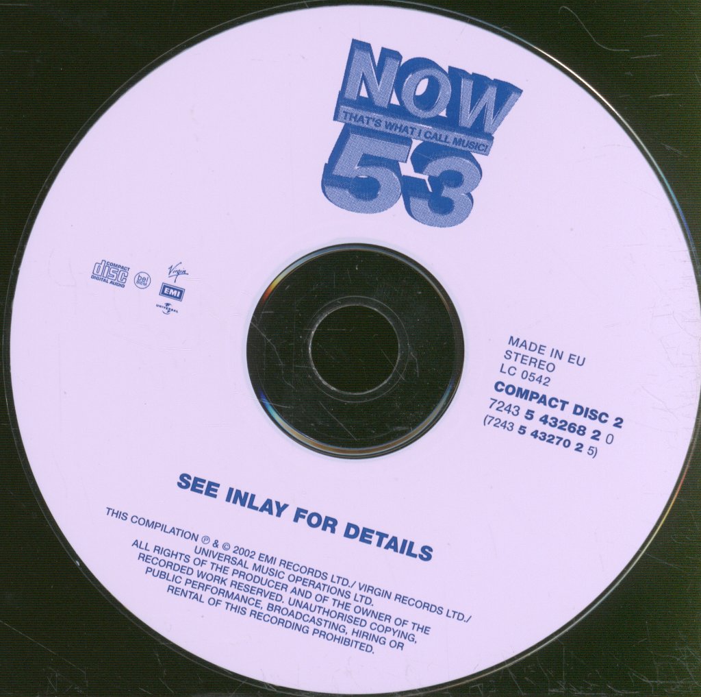 Various Artists - Now That's What I Call Music! 53 - Double Cd