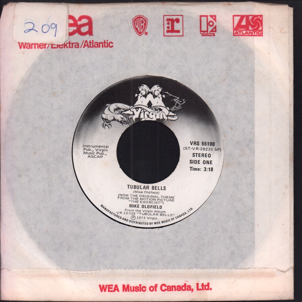 Mike Oldfield - Tubular Bells - 7 Inch