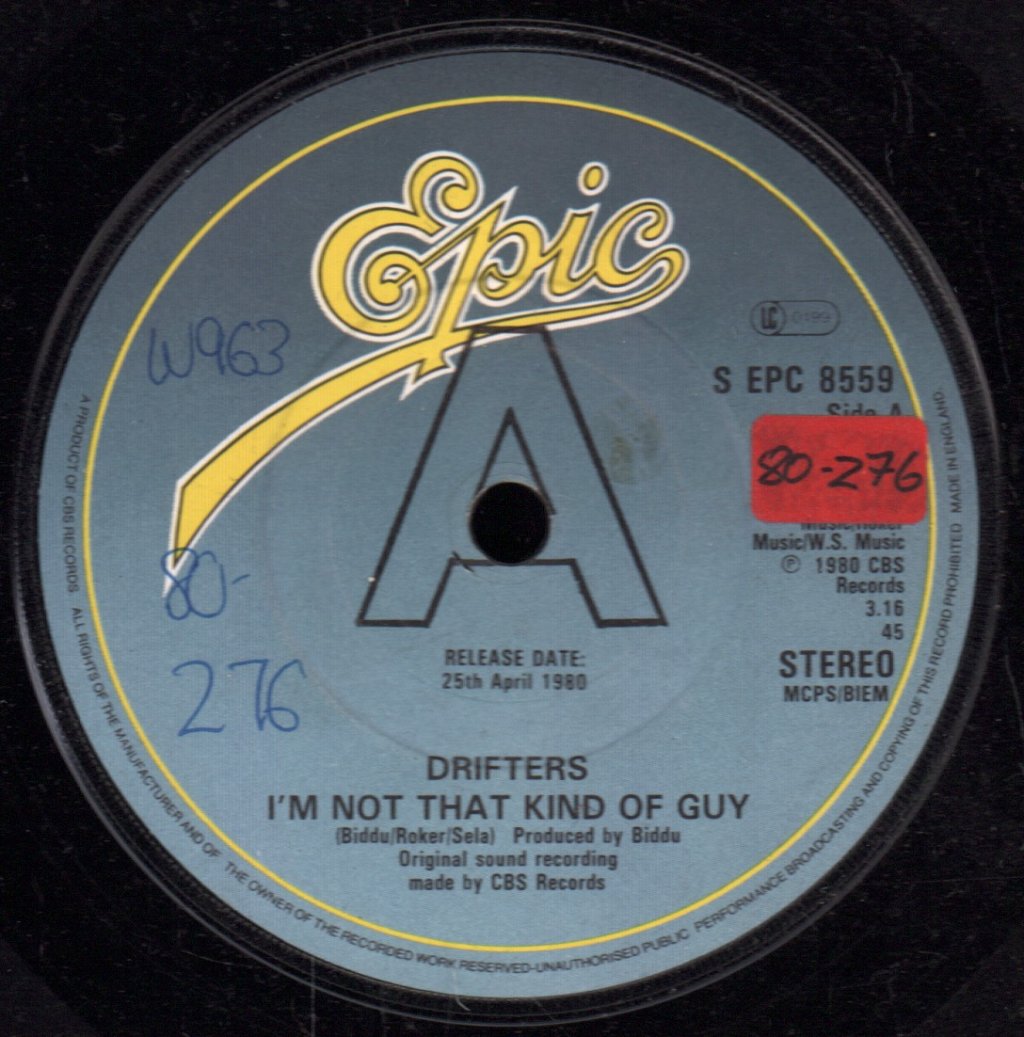 Drifters (Soul Group) - I'm Not That Kind Of Guy - 7 Inch