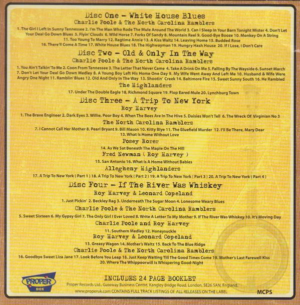 Charlie Poole - Essential Charlie Poole - Cd Set
