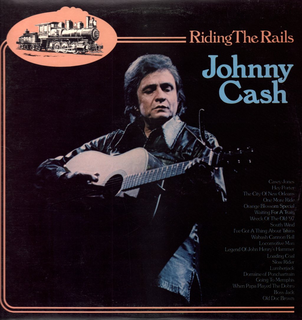 Johnny Cash - Riding The Rails - Double Lp