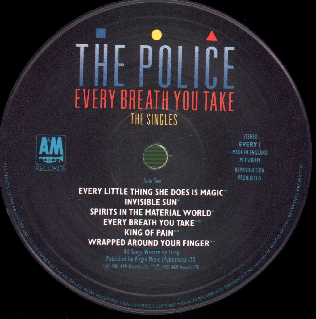 Police - Every Breath You Take (The Singles) - Lp