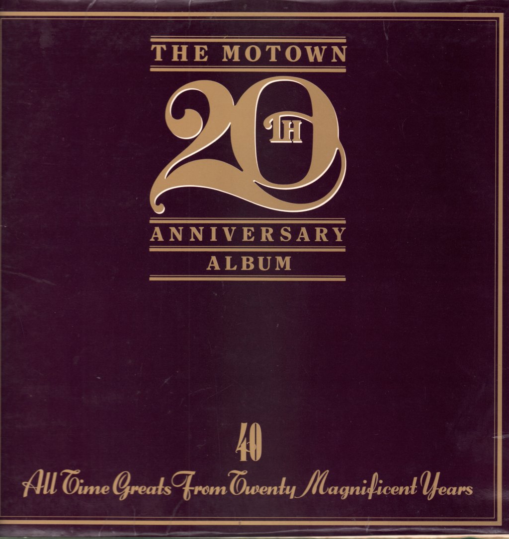 Various Artists - Motown 20th Anniversary Album - Double Lp