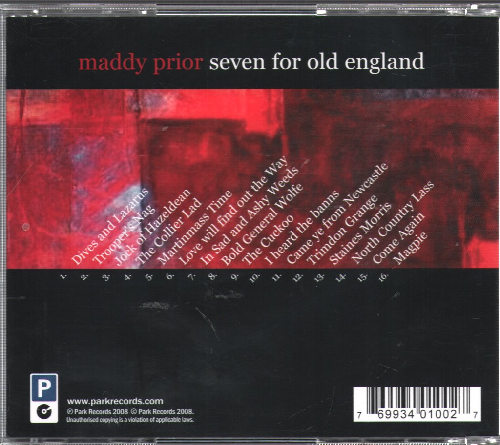 Maddy Prior - Seven For Old England - Cd