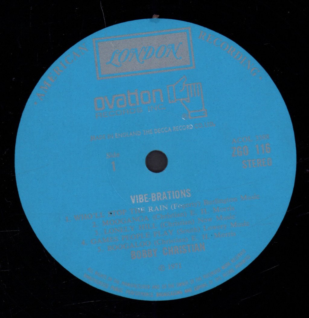 Bobby Christian - Vibe-brations - Lp