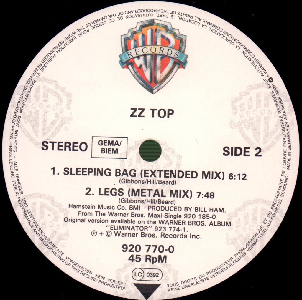 ZZ Top - Gimme All Your Lovin' - 12 Inch – Vinyl Tap