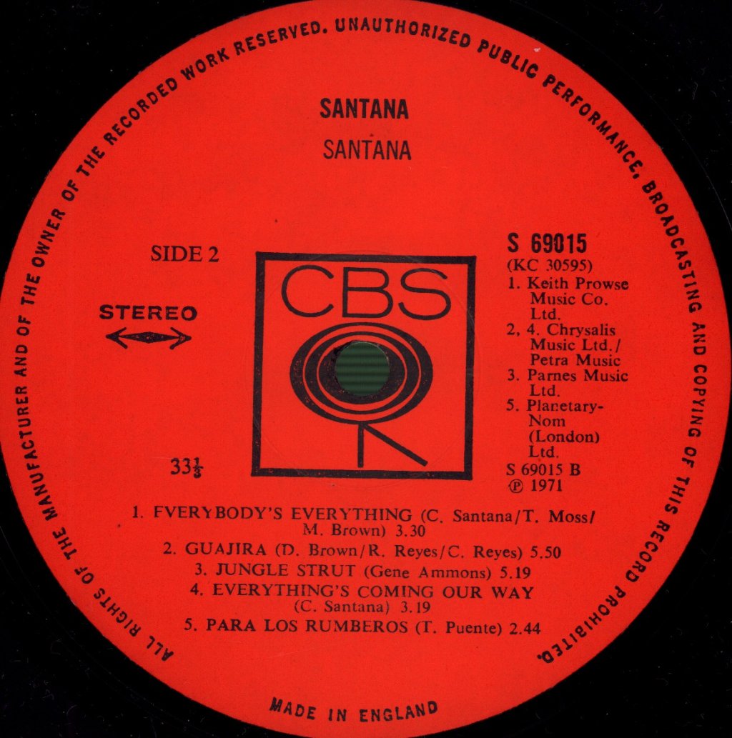 Santana - Santana - Lp