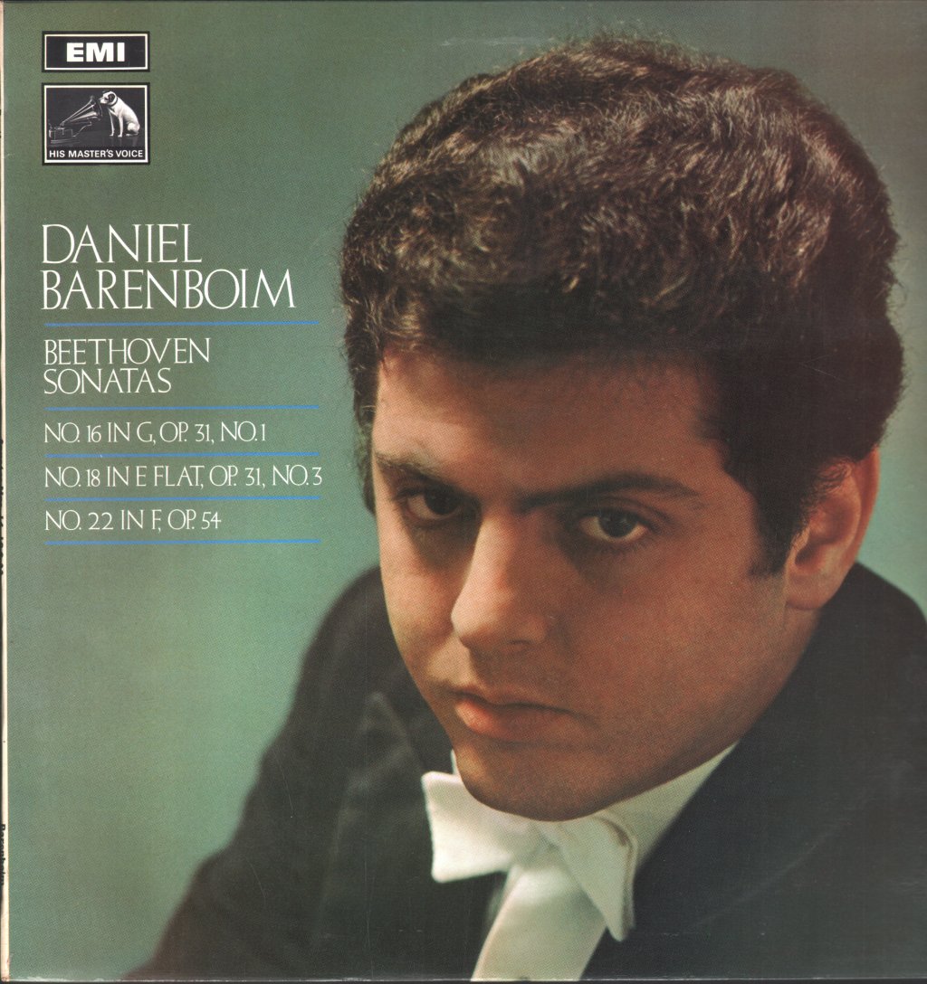 Daniel Barenboim - Beethoven Sonatas - No. 16 In G / No. 18 In E Flat / No. 22 In F - Lp