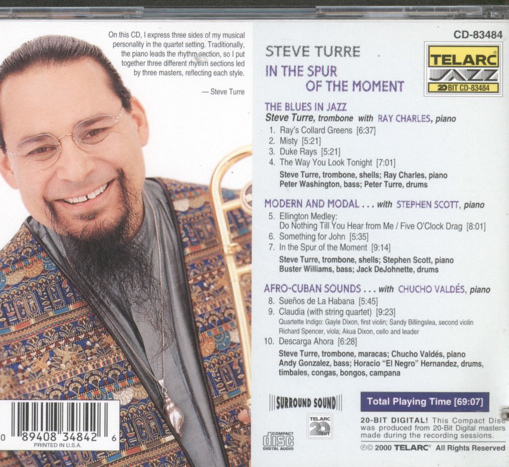 Steve Turre - In The Spur Of The Moment - Cd
