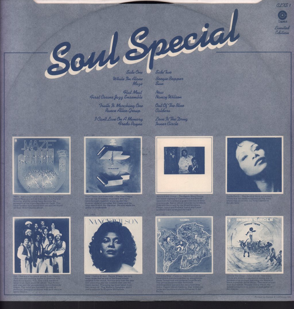 Various Artists - Capitol Soul Special - Lp