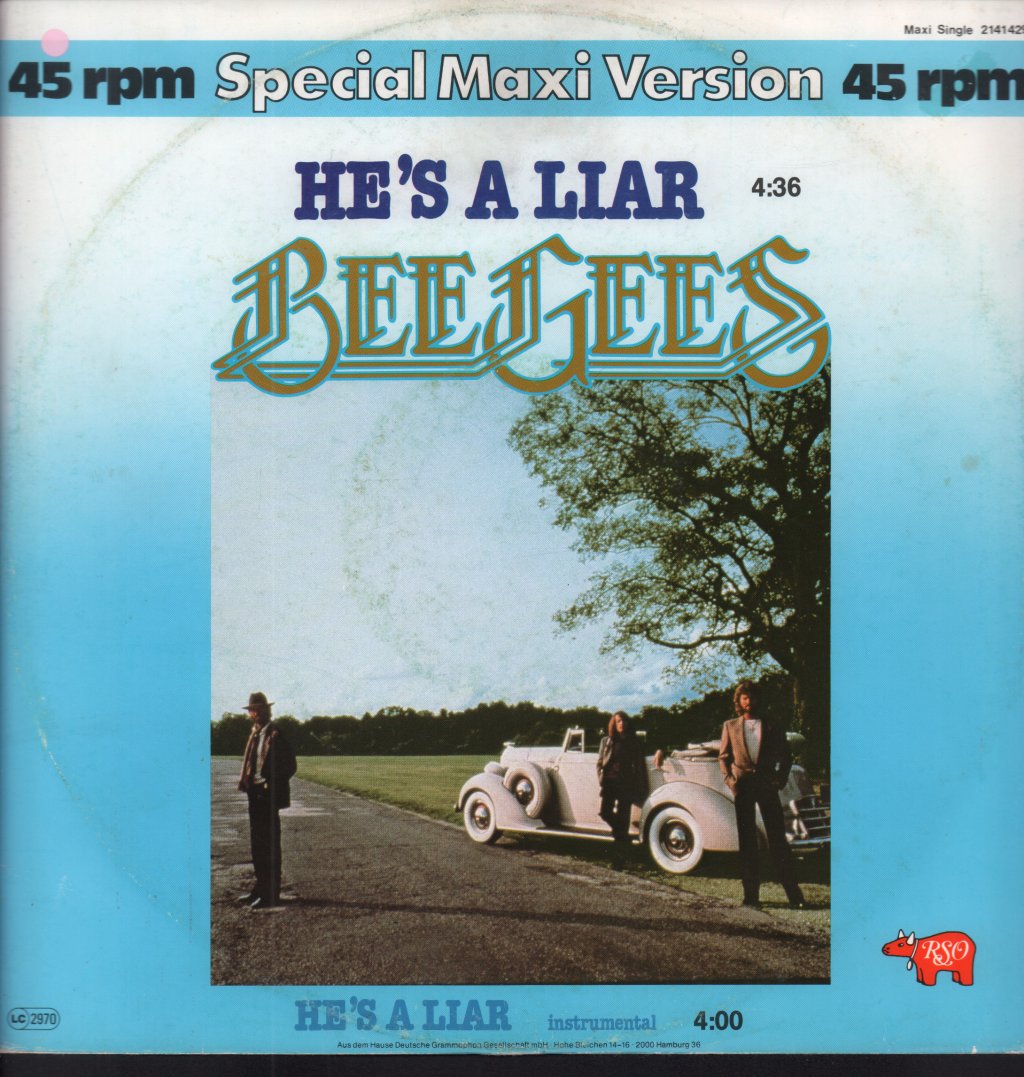 Bee Gees - He's A Liar - 12 Inch
