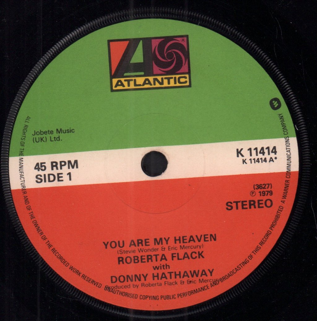 Roberta Flack And Donny Hathaway - You Are My Heaven - 7 Inch