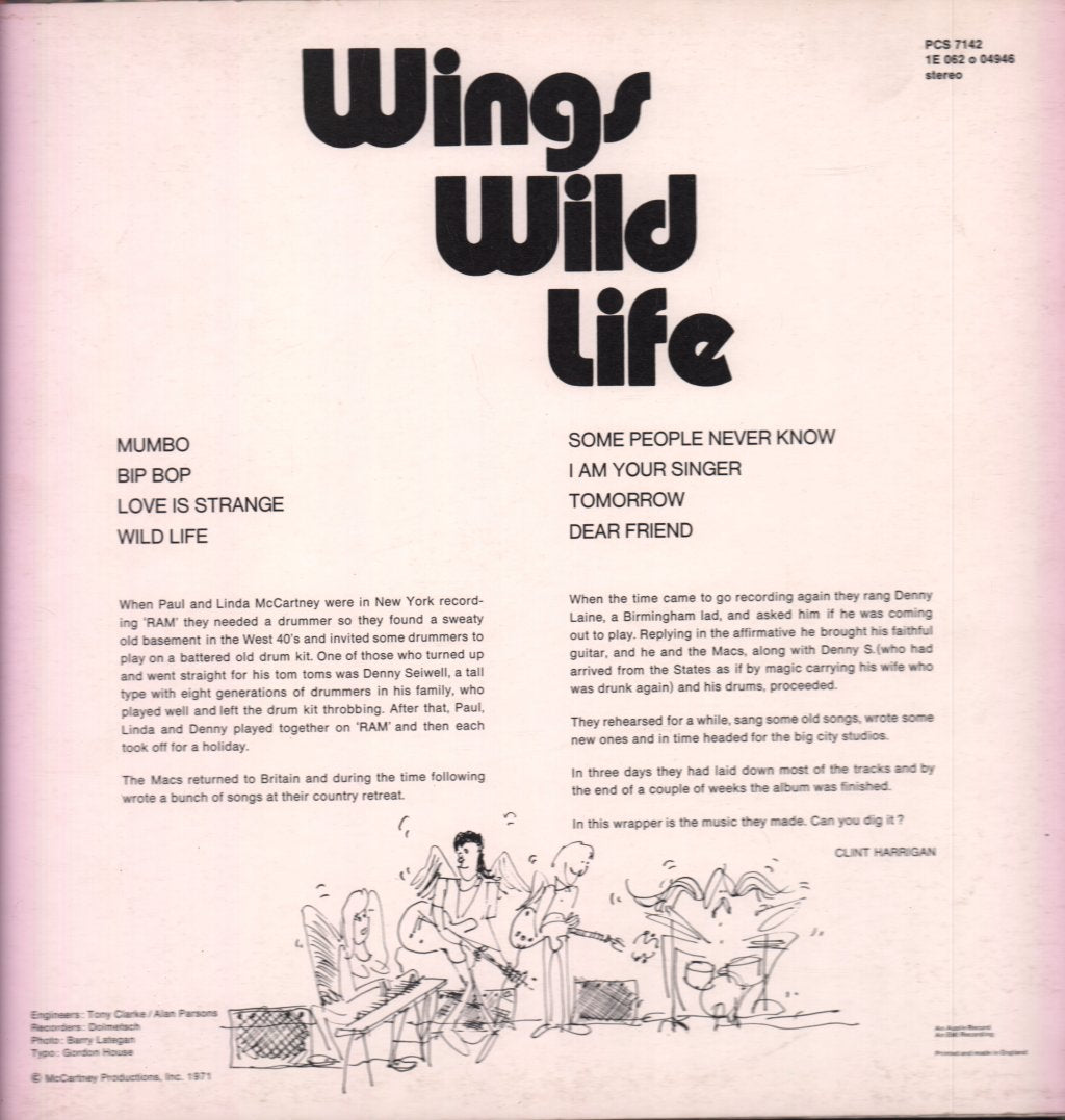 Wings - Wild Life - Lp