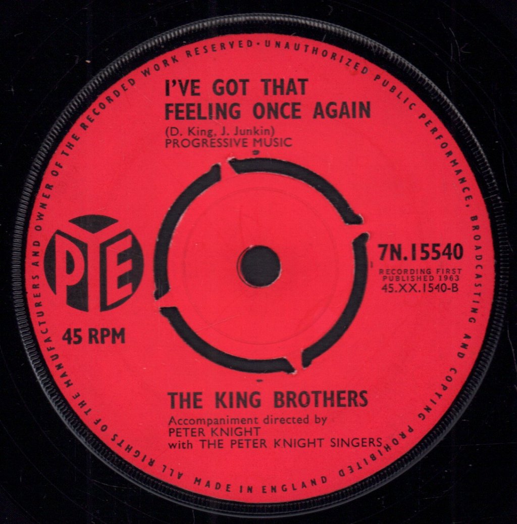 King Brothers - One Boy Too Late - 7 Inch