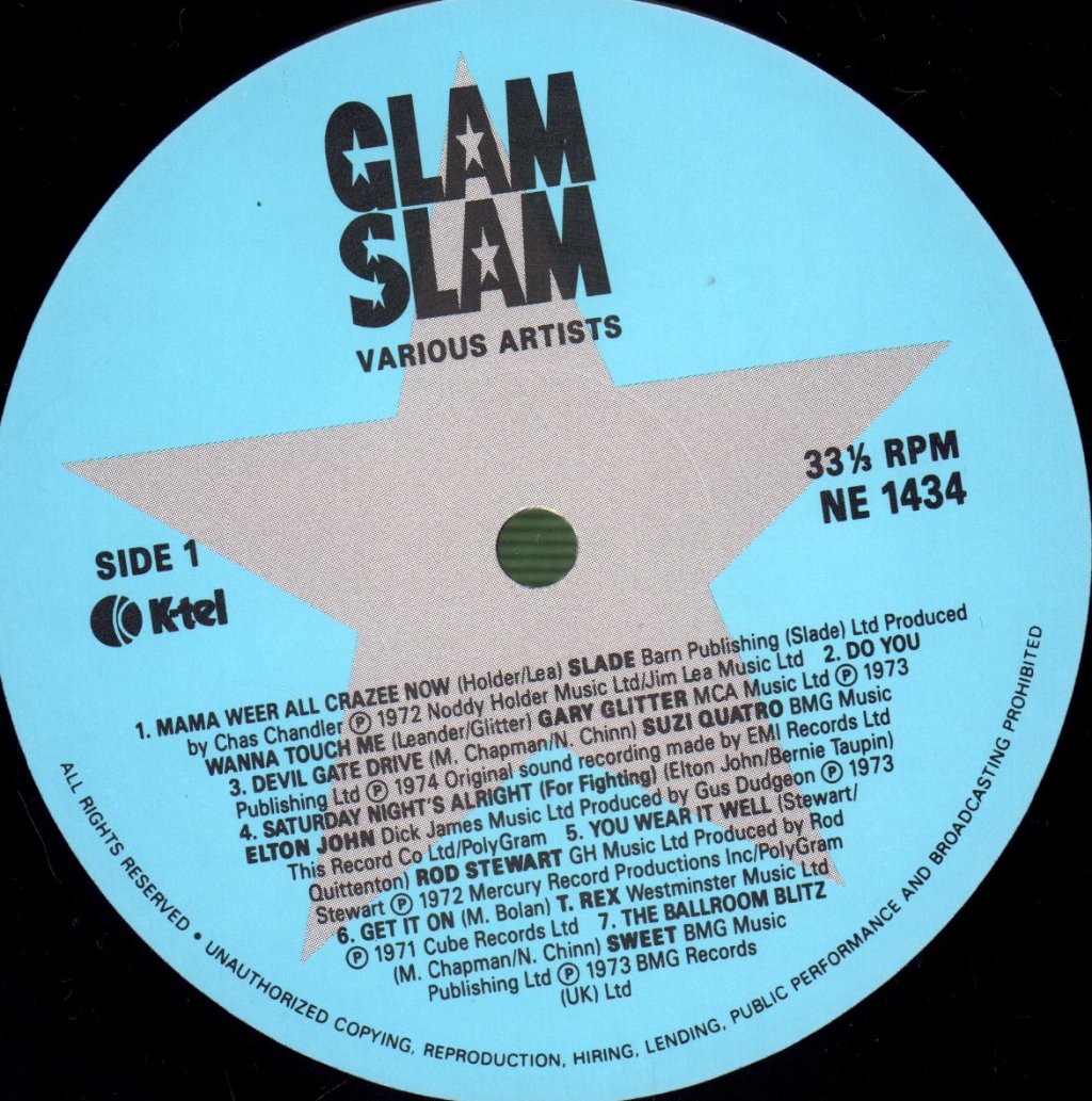 Various Artists - Glam Slam (Definitive Glam Rock Collection) - Lp