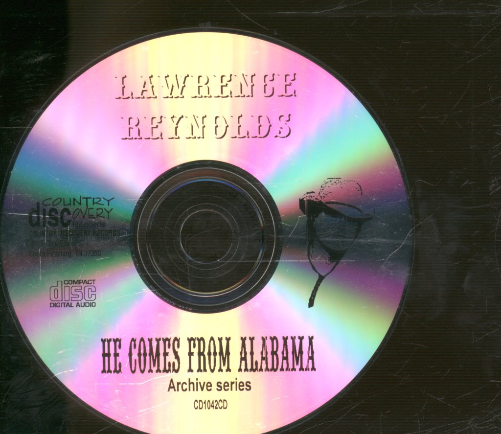 Lawrence Reynolds - He Comes From Alabama - Cdr