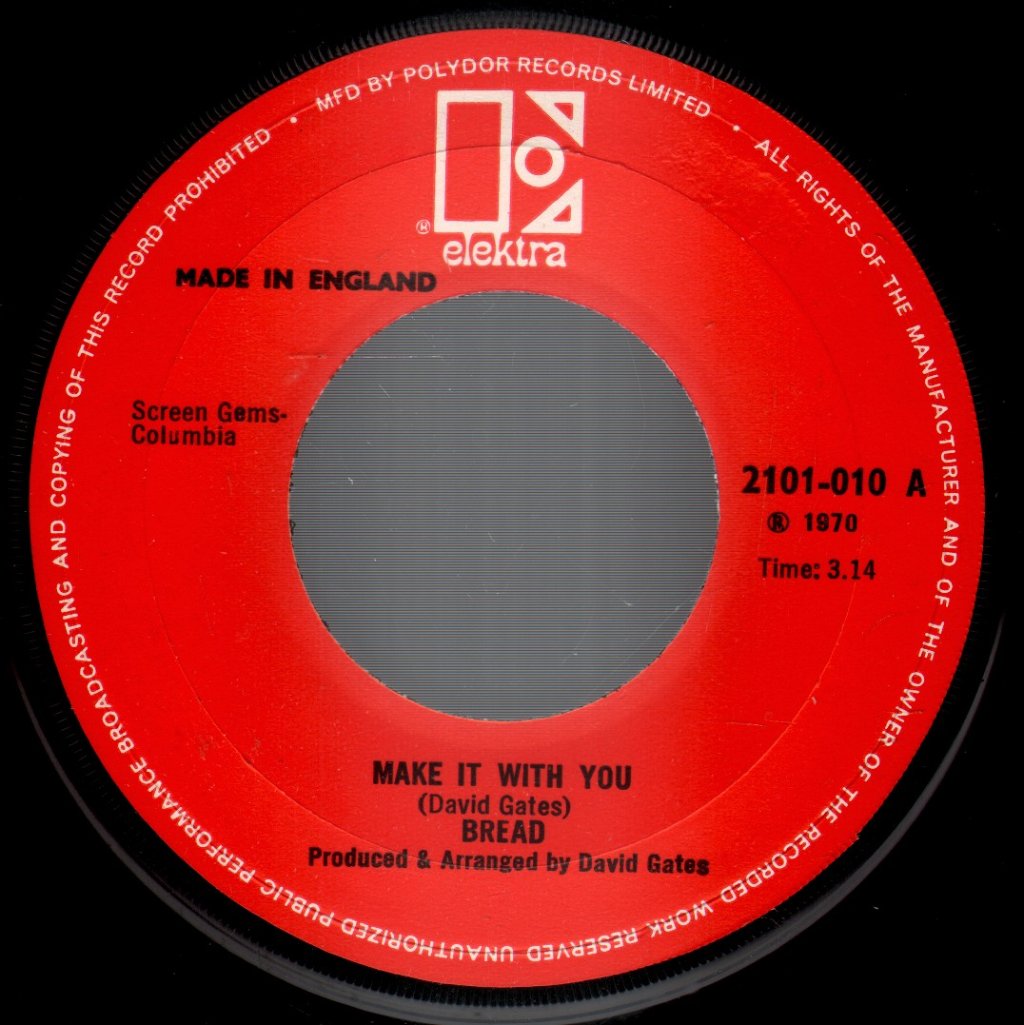 Bread - Make It With You - 7 Inch