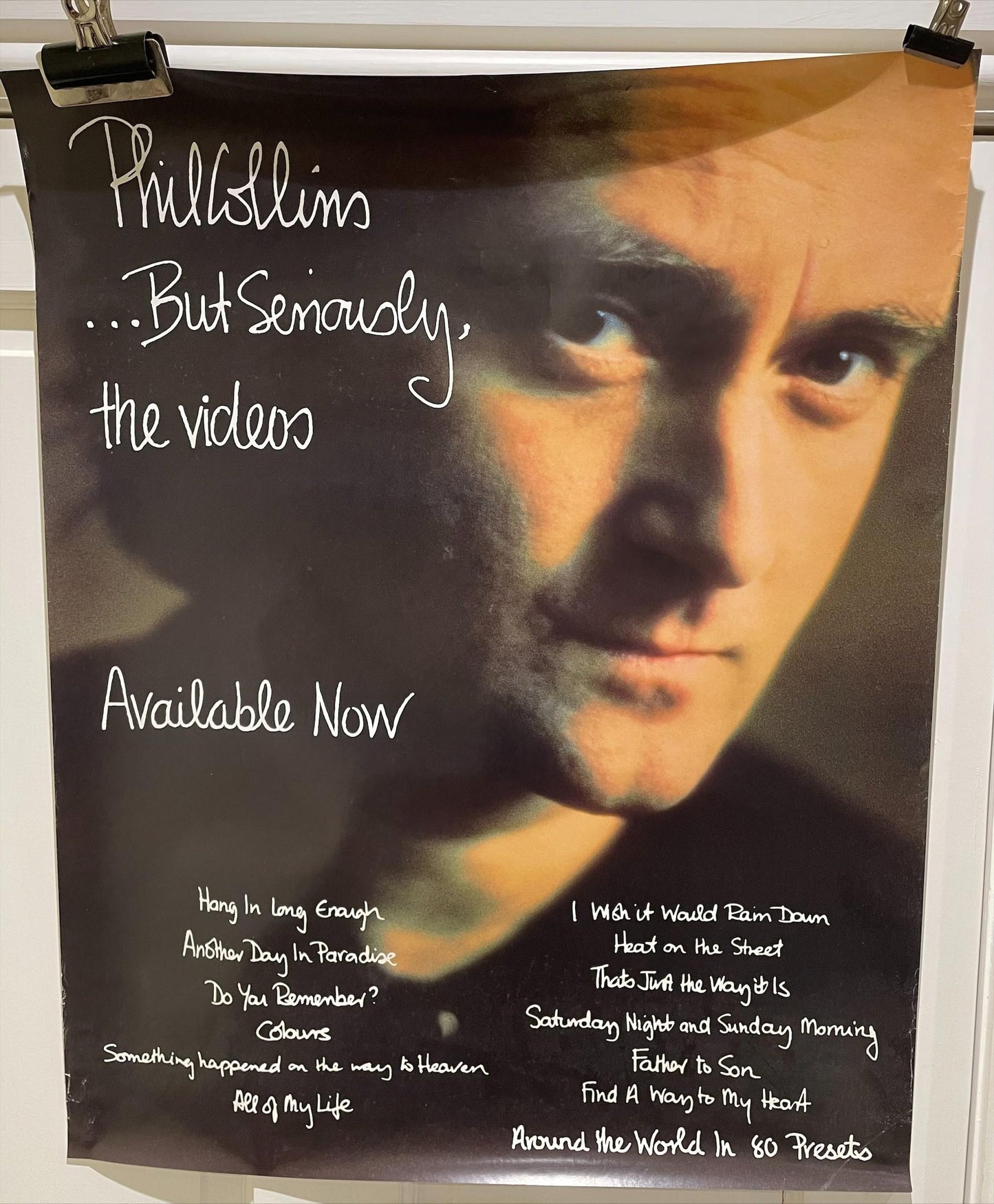 Phil Collins - but seriously the videos - Poster